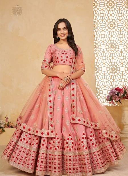 Light Pink Colour AAWIYA AGNILEKHA 2 New Designer Fancy Wedding Wear Lahenga Choli Collection 1007